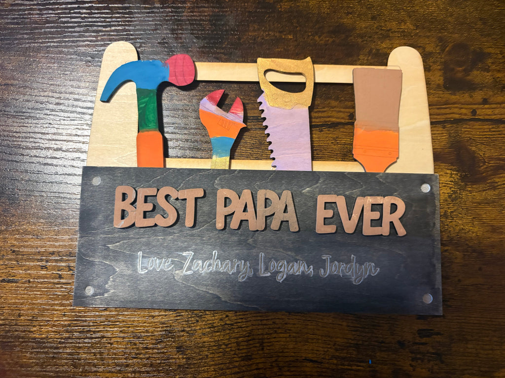 Personalized Fathers Day Paint Kits