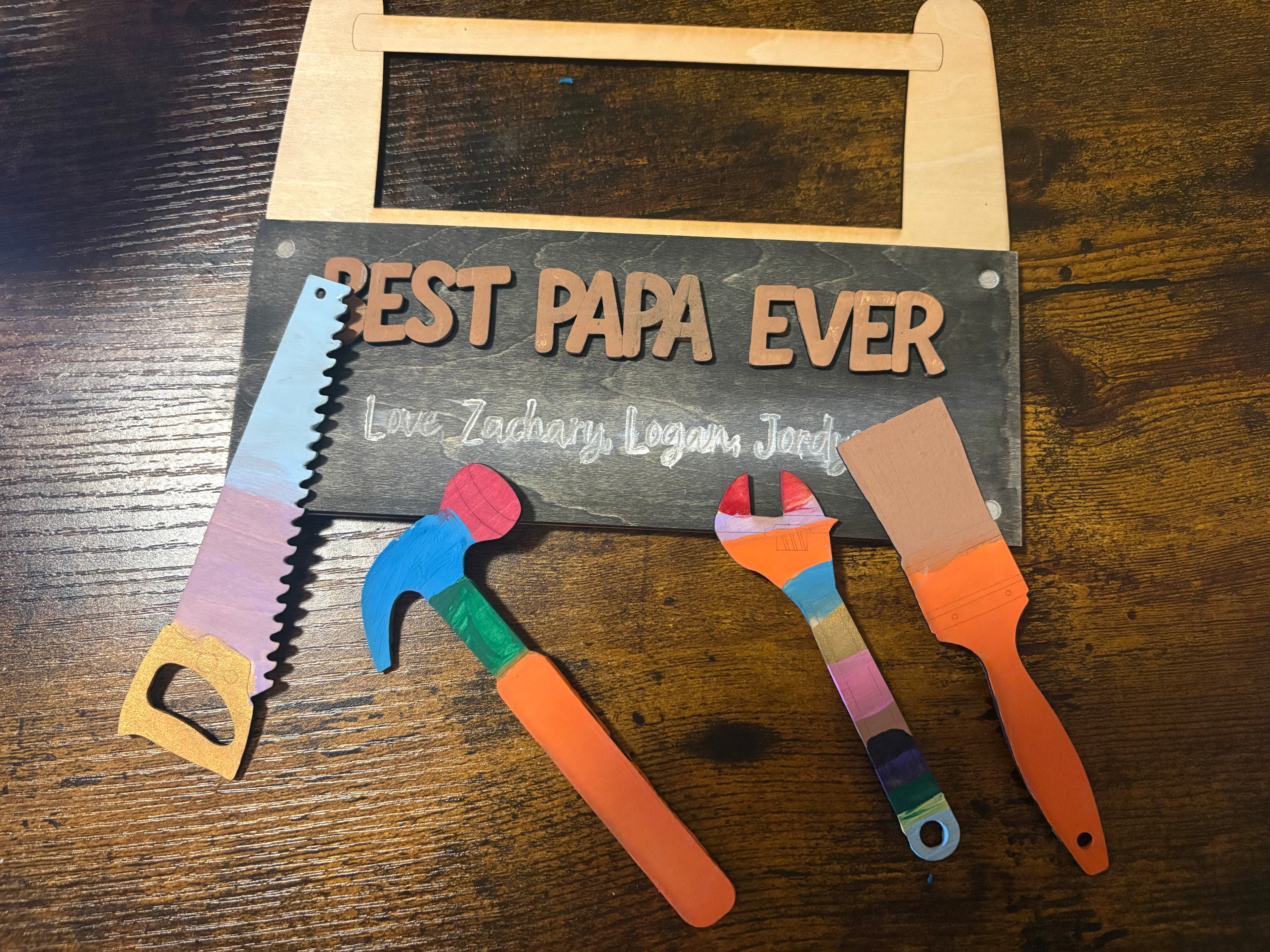 Personalized Fathers Day Paint Kits